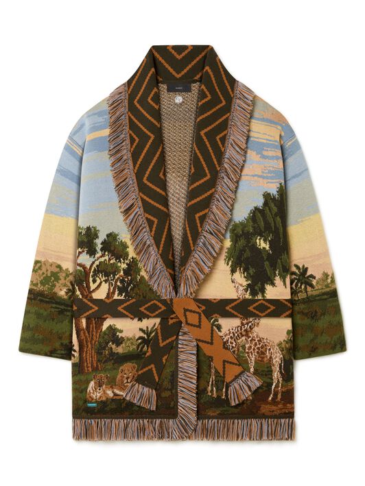 Alanui Savannah Sunrise Cardigan Multicolor LWHB064R25KNI00C
