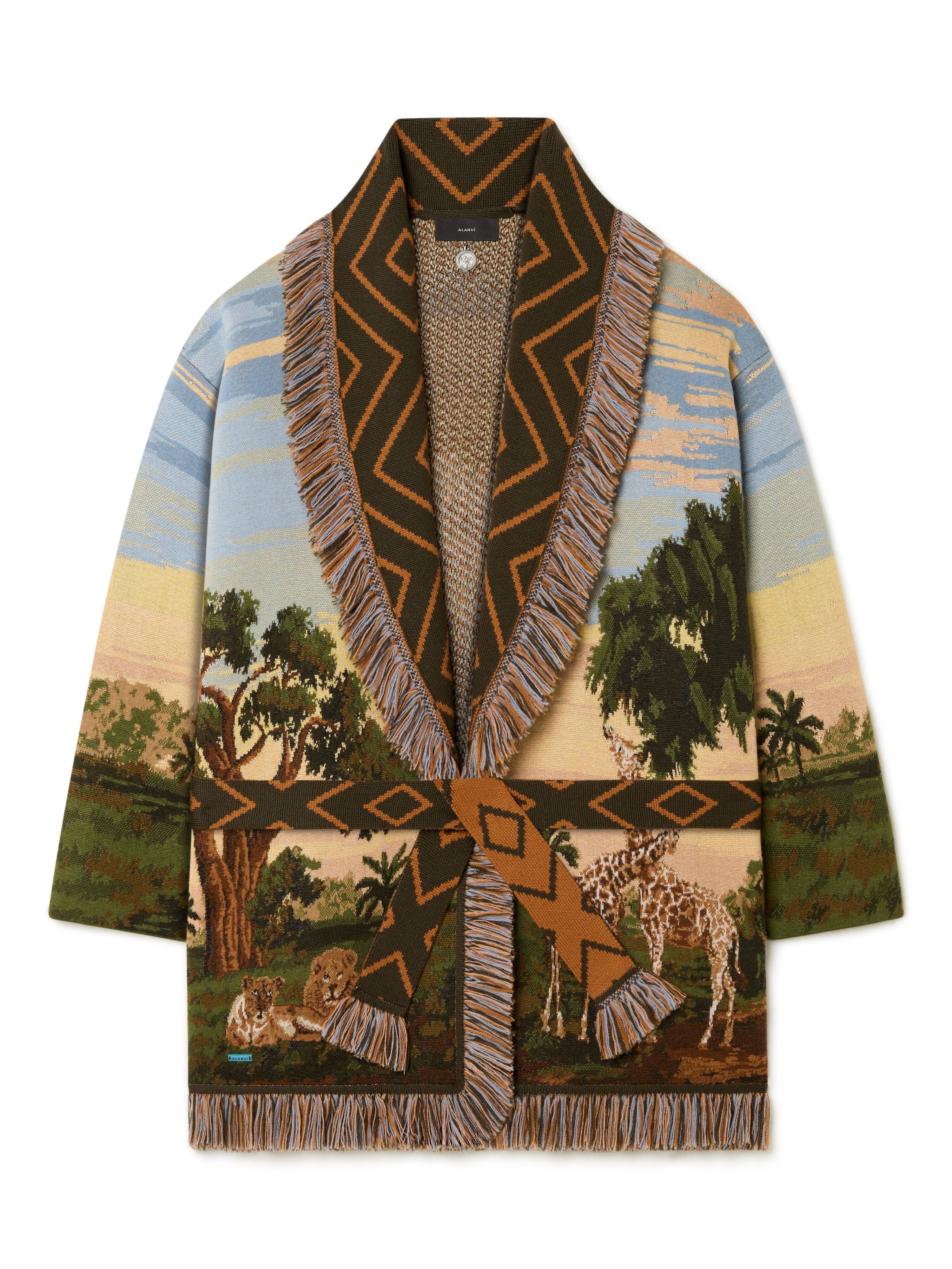 Alanui Savannah Sunrise Cardigan Multicolor LWHB064R25KNI00C