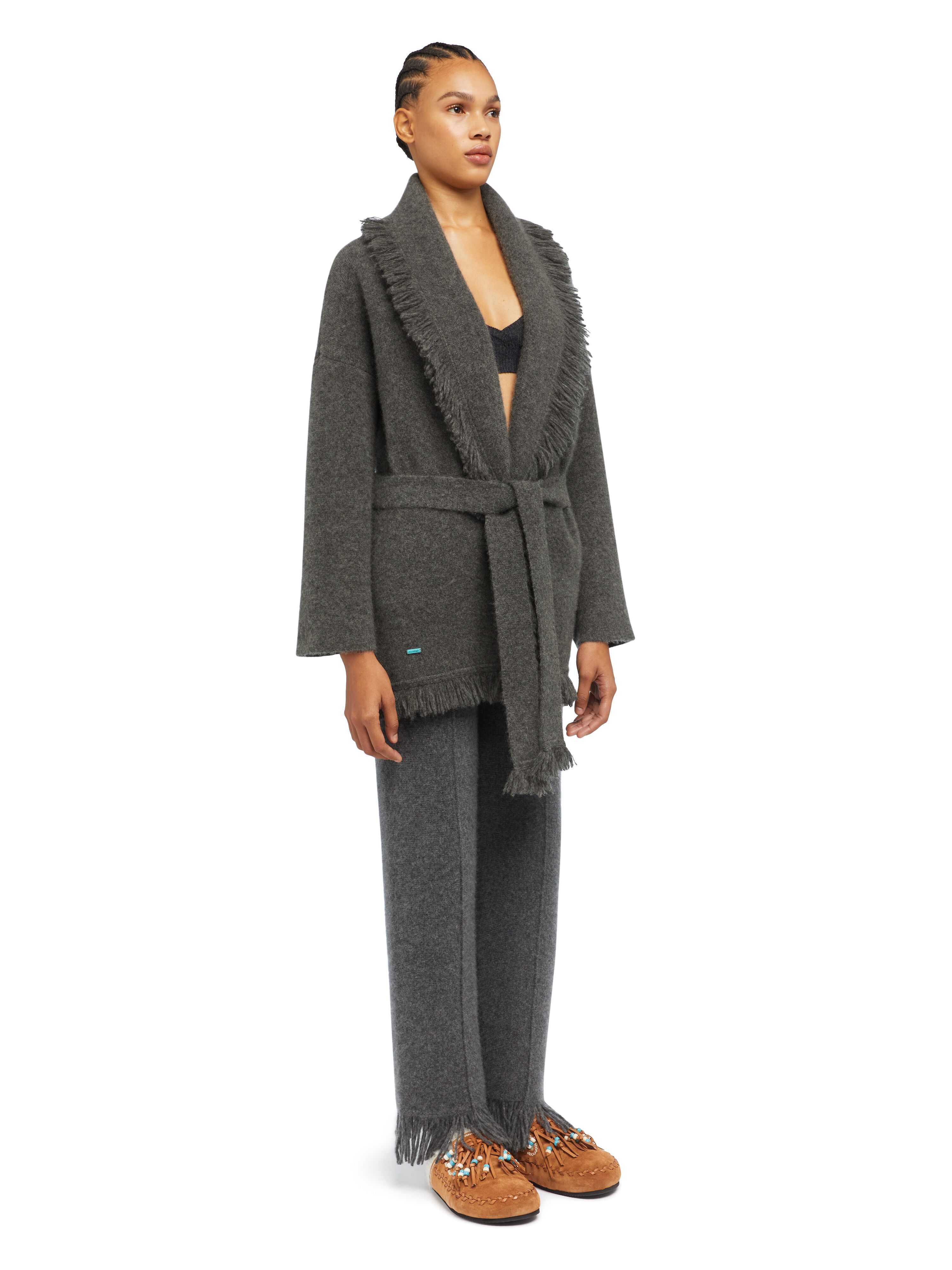 Alanui Alanui Finest Cardigan Thunderstorm LWHB064E25KNI00E