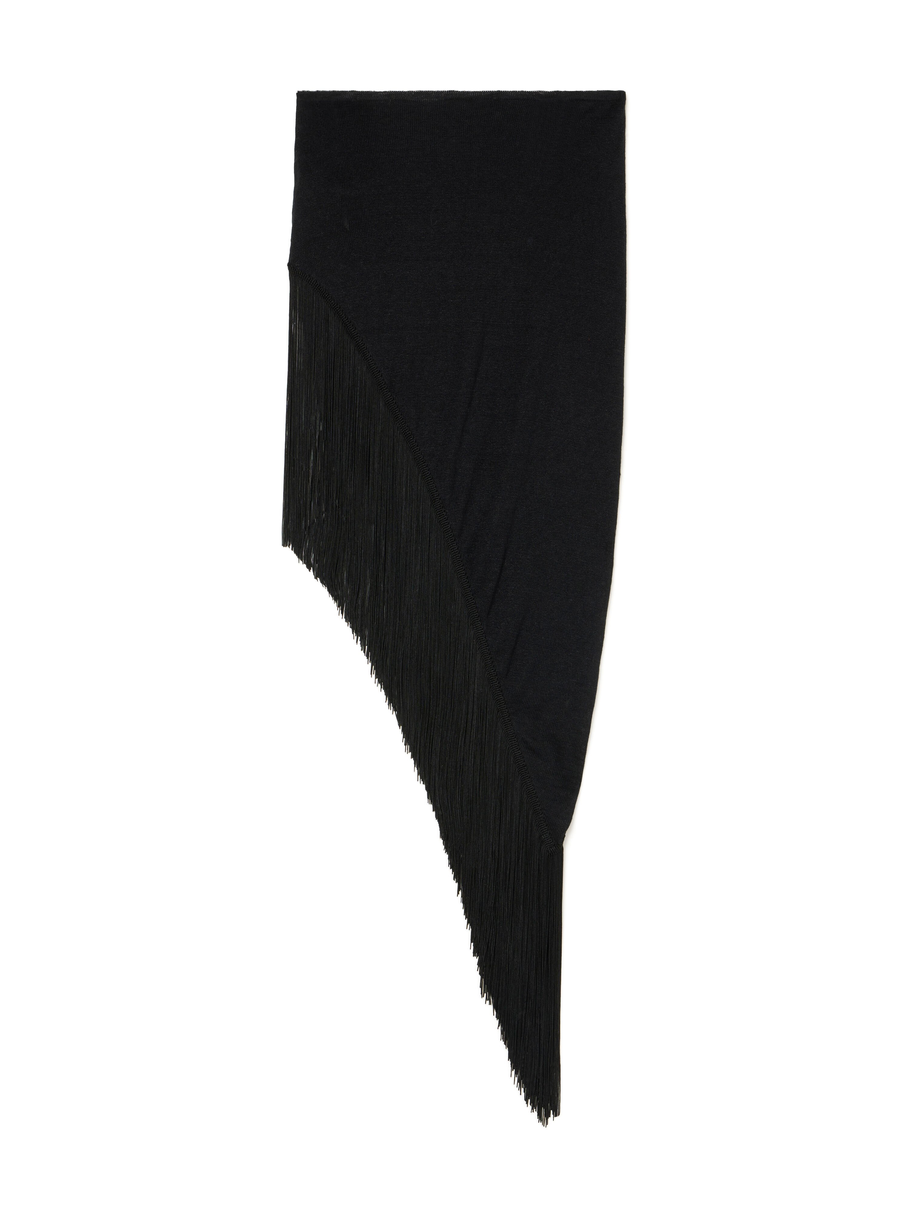 Alanui Mermaid Inside Pareo Skirt Black LWHL033R26KNI001 Alanui Mermaid Inside Pareo Skirt Black LWHL033R26KNI001