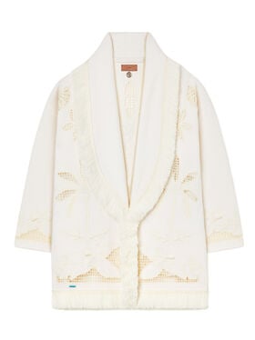 Alanui Island’s Diary Cardigan White Pearl