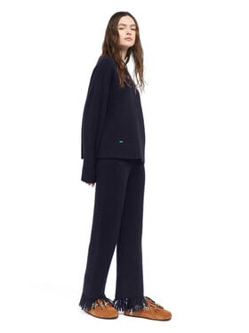 Alanui Alanui Finest Sweater Midnight Blue LWHE067E25KNI001