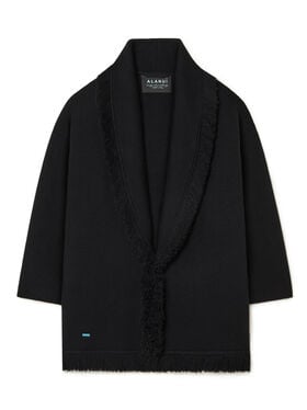 Alanui Alanui Finest Cardigan Black LWHB064R26KNI008