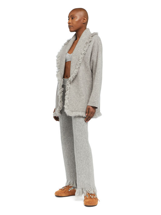 Alanui Alanui Finest Cardigan Coco Grey LWHB064E25KNI00E