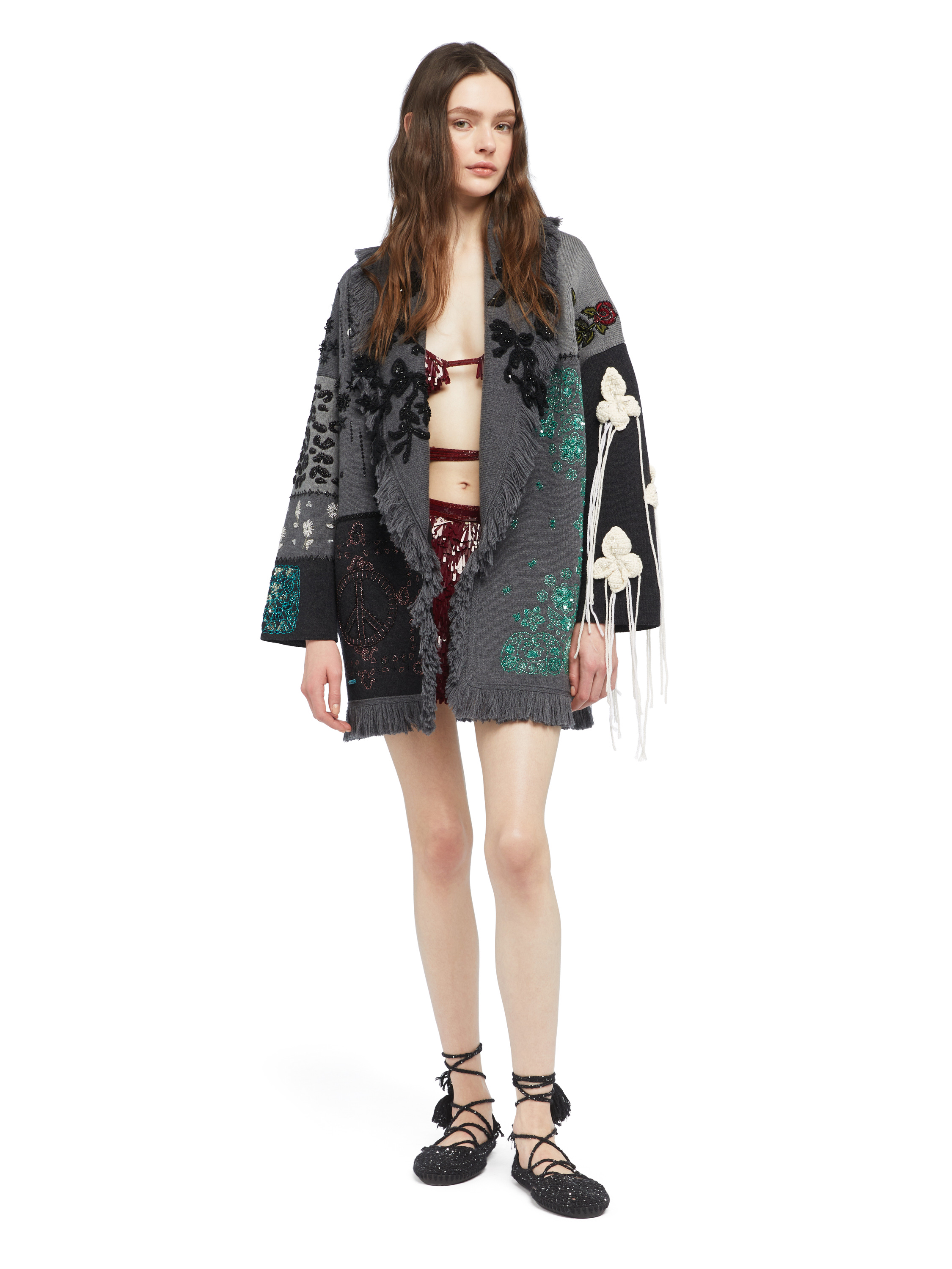 ジャケット・ブルゾン organic zoo Midnight Quilt Cardigan 13MQCOZMidnightQuiltCardiganFr